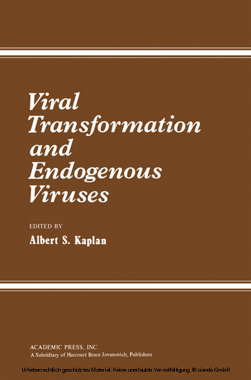 Viral Transformation and Endogenous Viruses main product photo