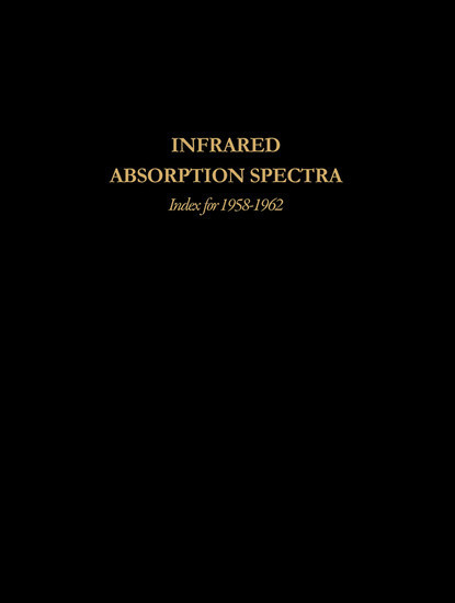 Infrared Absorption Spectra (1964) main product photo