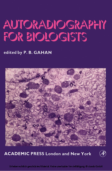 Autoradiography for Biologists main product photo