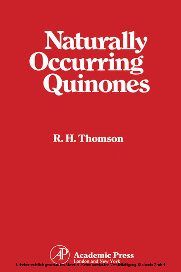 Naturally Occurring Quinones main product photo