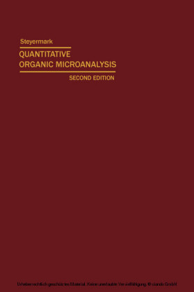 Quantitative Organic Microanalysis