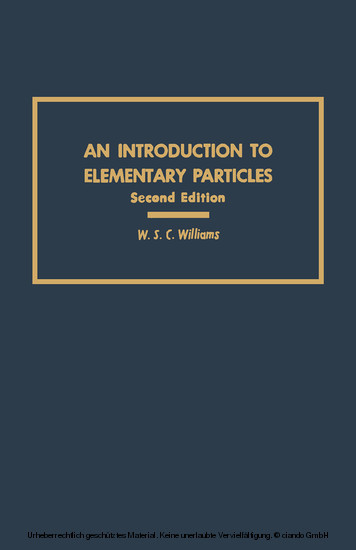 An Introduction to Elementary Particles main product photo