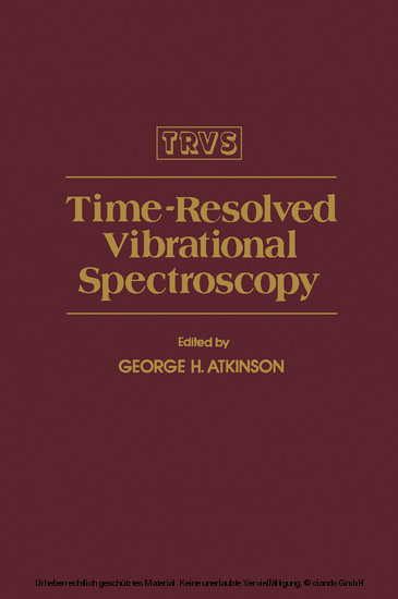Time-Resolved Vibrational Spectroscopy main product photo