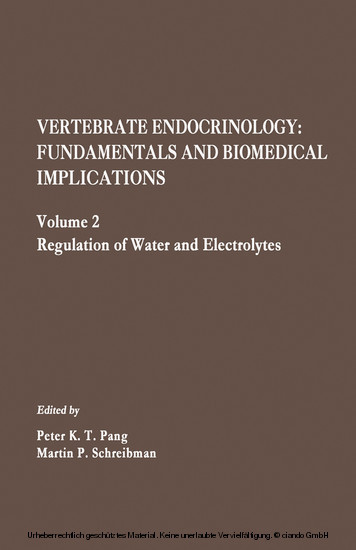 Regulation of Water and Electrolytes main product photo