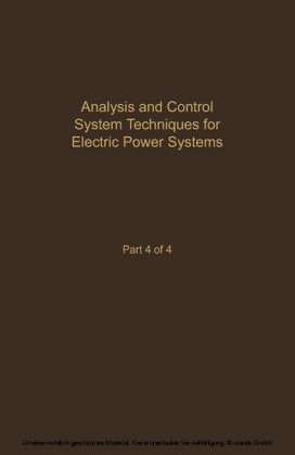Control and Dynamic Systems V44: Analysis and Control System Techniques for Electric Power Systems Part 4 of 4