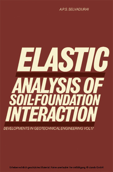 Elastic Analysis of Soil-Foundation Interaction main product photo