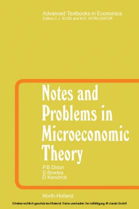 Notes and Problems in Microeconomic Theory