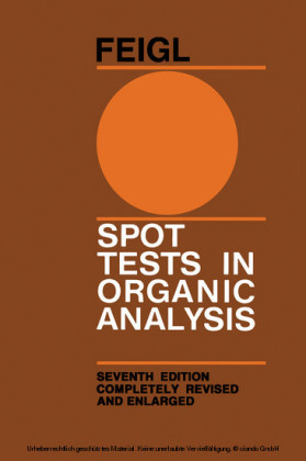 Spot Tests in Organic Analysis