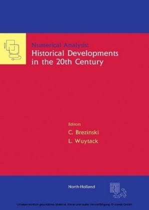 Numerical Analysis: Historical Developments in the 20th Century