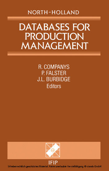 Databases for Production Management main product photo