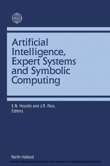 Artificial Intelligence, Expert Systems & Symbolic Computing main product photo