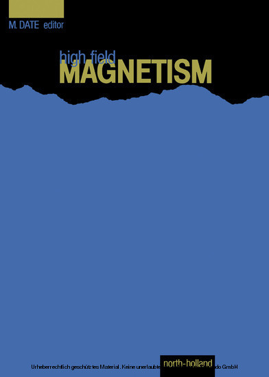 High Field Magnetism main product photo
