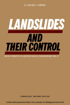 Landslides and Their Control