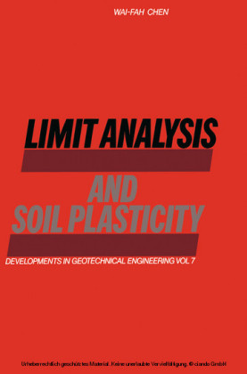Limit Analysis and Soil Plasticity