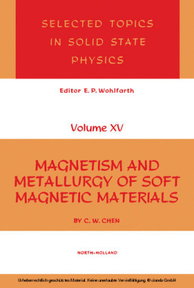 Magnetism And Metallurgy Of Soft Magnetic Materials