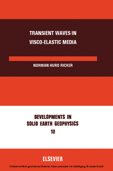 Transient Waves in Visco-Elastic Media main product photo