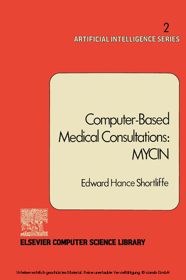 Computer-Based Medical Consultations: MYCIN main product photo