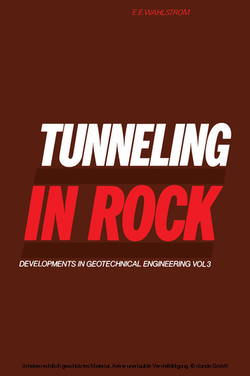 Tunneling in Rock main product photo