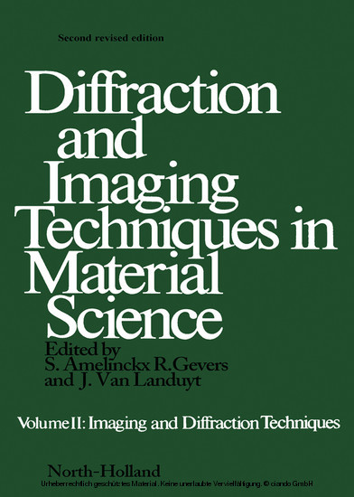 Diffraction and Imaging Techniques in Material Science P2 main product photo