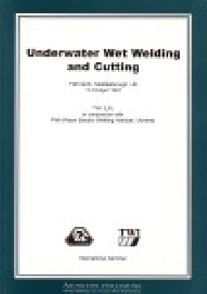Underwater Wet Welding and Cutting main product photo