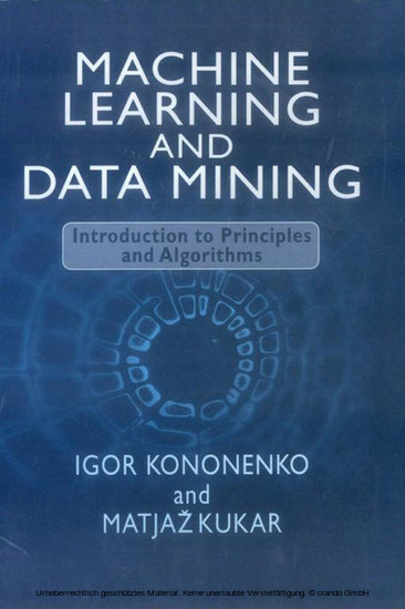 Machine Learning and Data Mining main product photo