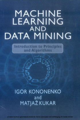 Machine Learning and Data Mining