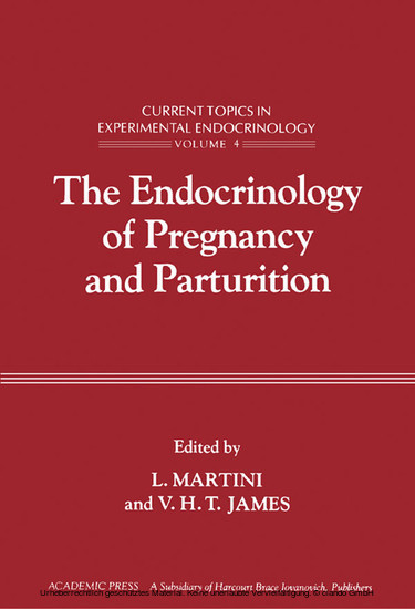 The Endocrinology of Pregnancy and Parturition main product photo
