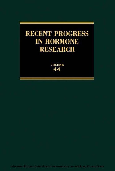 Recent Progress in Hormone Research main product photo