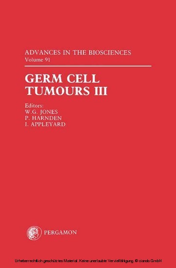 Germ Cell Tumours III main product photo