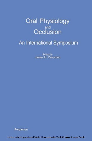 Oral Physiology and Occlusion main product photo