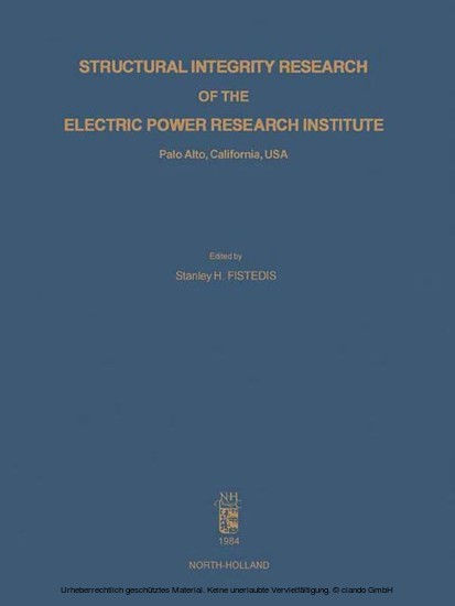 Structural Integrity Research of the Electric Power Research Institute main product photo