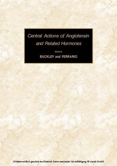 Central Actions of Angiotensin and Related Hormones main product photo