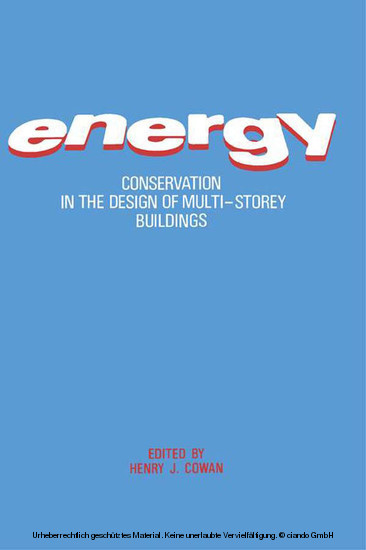 Energy Conservation in the Design of Multi-Storey Buildings main product photo