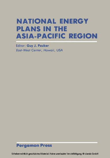 National Energy Plans in the Asia-Pacific Region main product photo