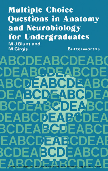 Multiple Choice Questions in Anatomy and Neurobiology for Undergraduates main product photo