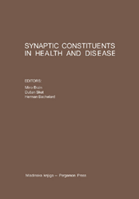 Synaptic Constituents in Health and Disease main product photo