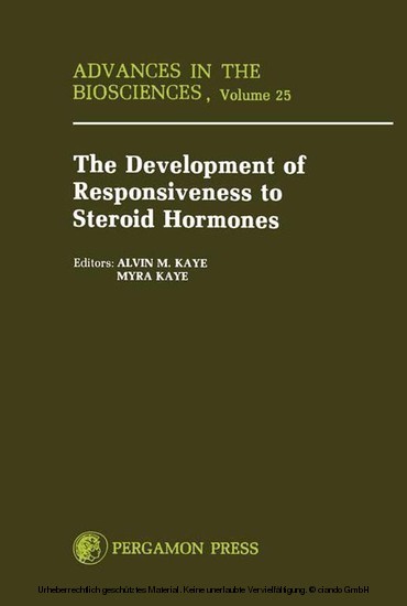 Development of Responsiveness to Steroid Hormones main product photo