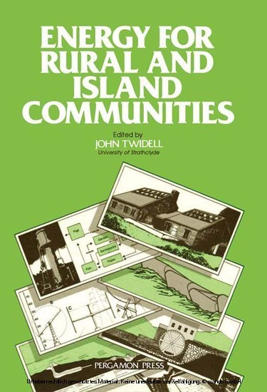 Energy for Rural and Island Communities main product photo