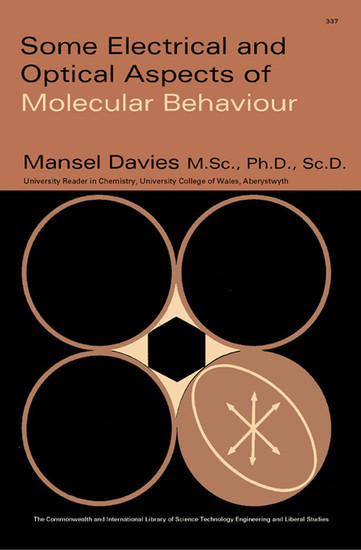 Some Electrical and Optical Aspects of Molecular Behaviour main product photo