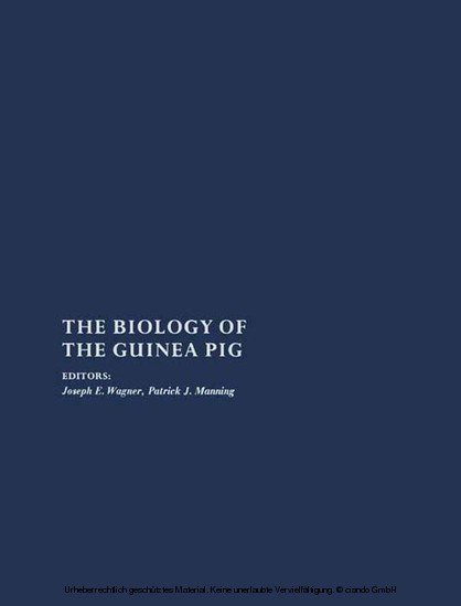 The Biology of the Guinea Pig main product photo