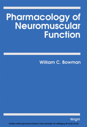 Pharmacology of Neuromuscular Function