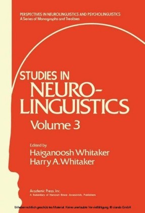 Studies in Neurolinguistics