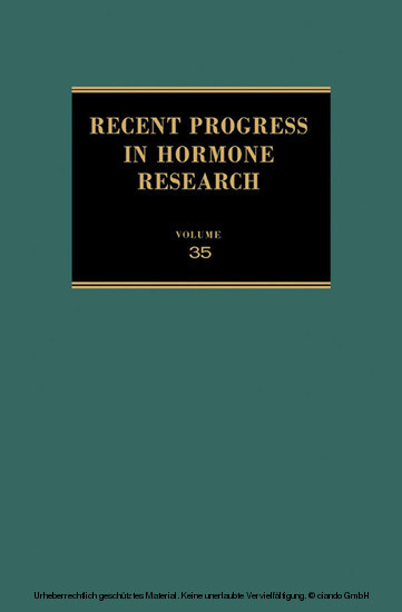 Recent Progress in Hormone Research main product photo
