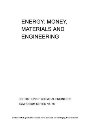 Energy: Money, Materials and Engineering