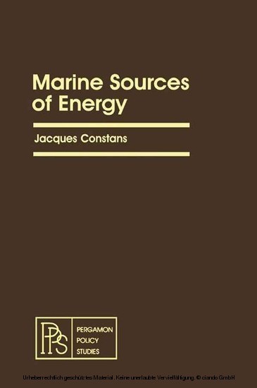 Marine Sources of Energy main product photo