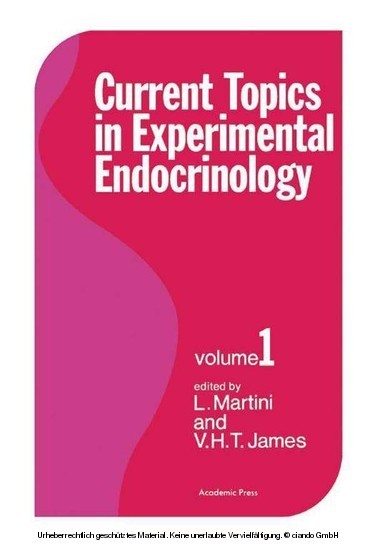 Current Topics in Experimental Endocrinology main product photo