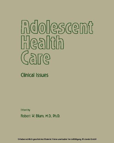 Adolescent Health Care main product photo