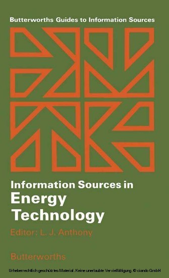 Information Sources in Energy Technology main product photo