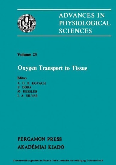 Oxygen Transport to Tissue main product photo