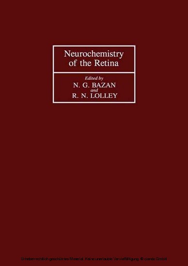 Neurochemistry of the Retina main product photo